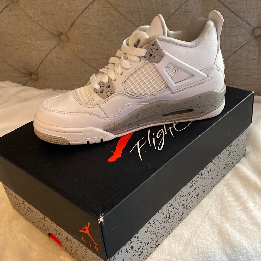 Jordan 4 Retro white Oreo (GS)